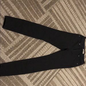Black skinny jeans. Size 5. Barley worn.